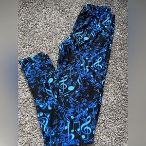 Leggings — Music Notes Printed